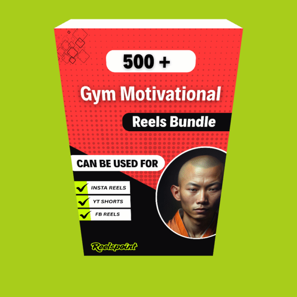 500+ Gym Motivational Reels Bundle